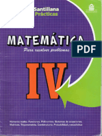 Santillana Prácticas - Matemática IV -Para Resolver Problemas (Small)