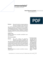 Qué Democracia(s) : Oscar Pérez de La Fuente