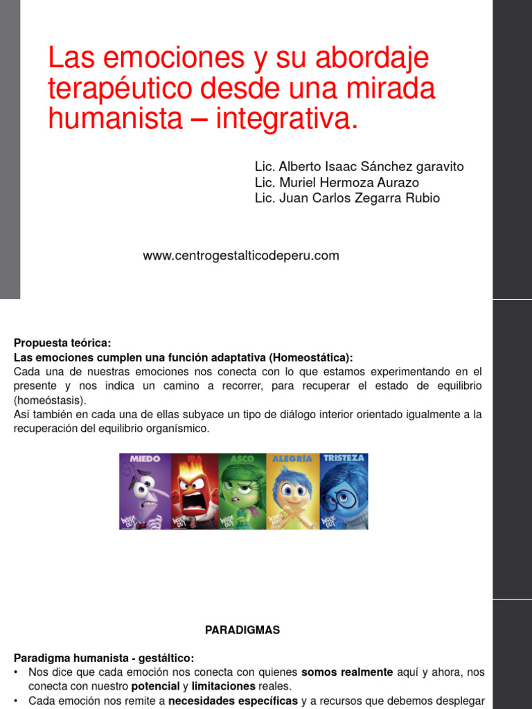 Psicoterapia de Las Emociones | PDF | Las emociones | Ira