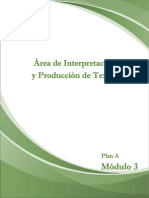 Módulo 3 - Área de Interpretación y Producción de Textos