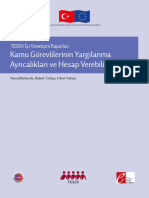 Kamu Gorevlilerinin Yargilanma Ayricalikları Hesap Verebilirlik