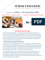 13. Careers Bulletin 5th December 2023