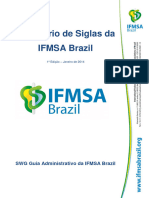 Dicionário de Siglas Da IFMSA Brazil