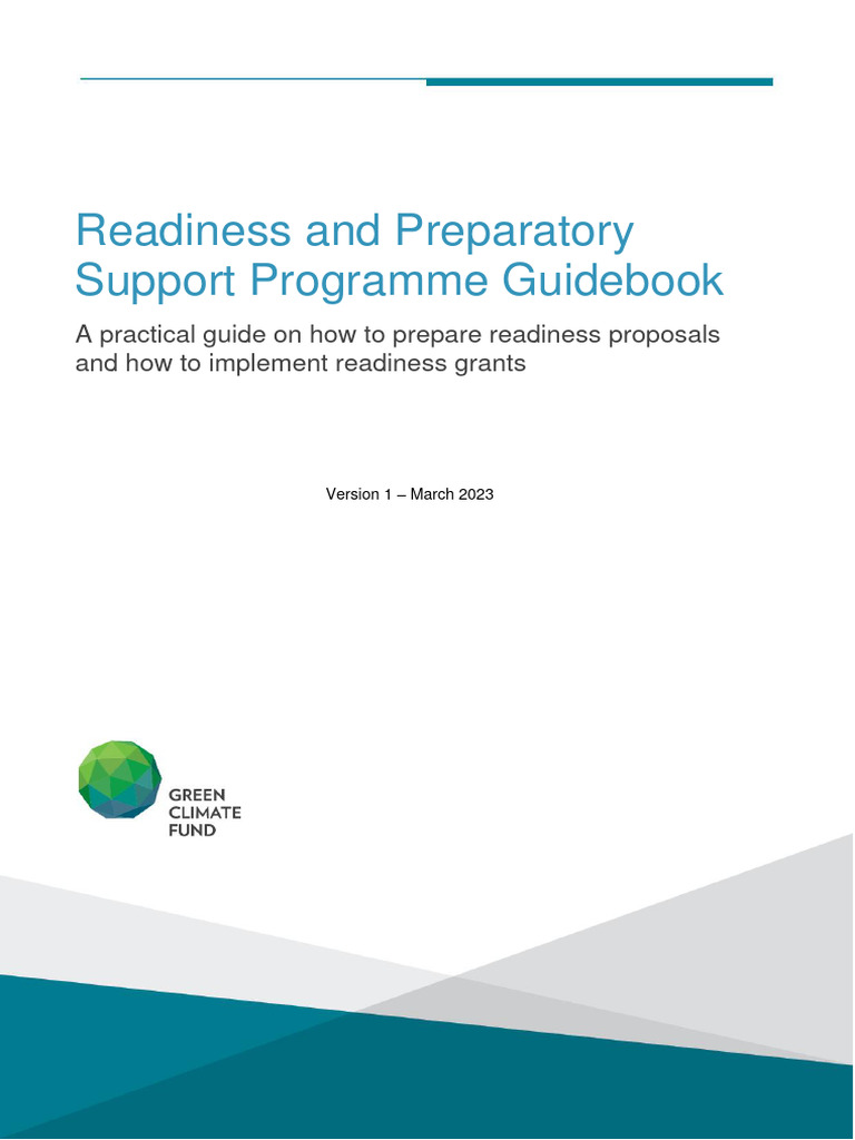 GCF Readiness Programme Guidebook | PDF | United Nations Framework ...