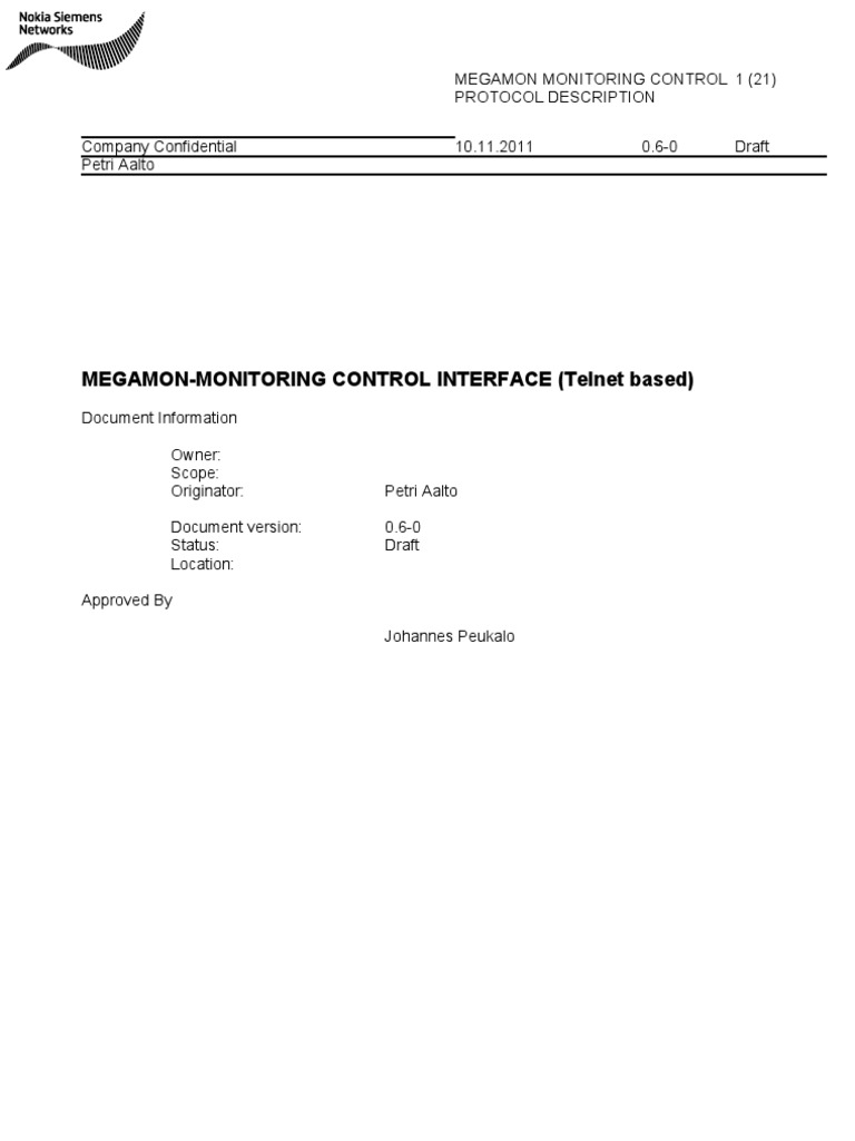 MegaMon Telnet | PDF | Network Protocols | System Software