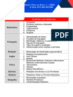 Ementa - P1 - 3 Série AFA-EN-EFOMM