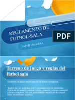 Reglam Ento D E Fútbol - Sala: Tafad T Alaver A