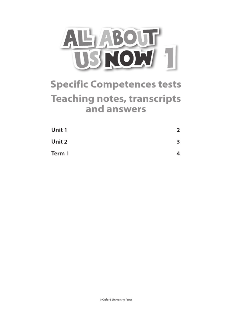 Aaun Level 1 SC Tns and Ak Term 1 | PDF