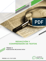 Redaccion y Comprension de Textos