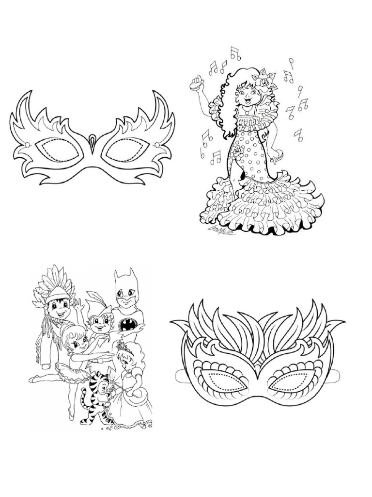 Carnavales para Imprimir | PDF