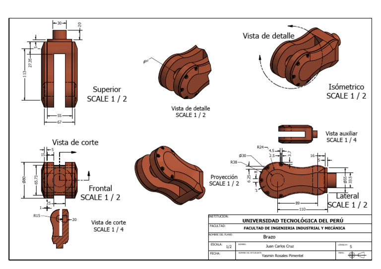 Planos y Vistas Técnicas de Ingeniería | PDF