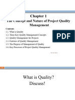 CH 1-Overview of Qualtiy