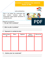 D1 A2 FICHA MAT. Conocemos y Contamos Los Números Hasta El 100