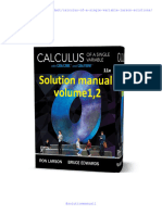 Sample-Solution Manual For Calculus of A Single Variable 11th Edition Ron Larson