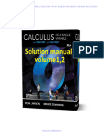 sample-Solution Manual for Calculus of a Single Variable 11th Edition Ron Larson