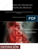 DIPLOMADO EN URGENCIAS Y EMERGENCIAS MEDICAS CLASE 3 ABDOMEN AGUDO OBSTRUCTIVO PDF