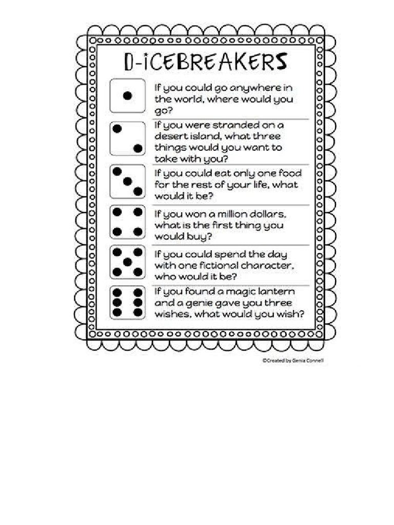 Icebreakers PDF