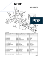 Shimano Alivio 10000FA Schematic