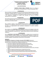 Aval y Resolucion de Extension de Los Procesos