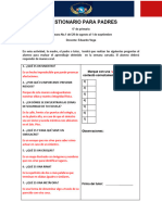 Cuestionarios 6° 28 de Agosto A 8 de Septiembre