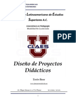 Diseño de Proyectos Didacticos