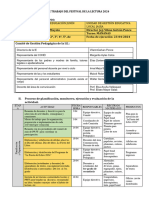 Plan de Trabajo Del Festival de La Lectura 2024