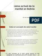 TEMA 7 SALUD MENTAL BOLIVIA