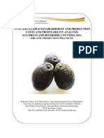 Avocado Sample Establishment and Production Costs and Profitability Analysis San Diego and Riverside Counties, 2011