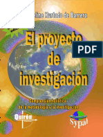 EL PROYECTO DE INVESTIGACION Comprension holistica Hurtado