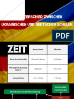 Der Unterschied Zwischen Ukrainischen Und Deutschen Schulen