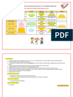 Programacion Semanal Del 1 Al 5 de Abril - 4to Prim.