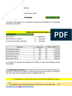 PAPELES DE TRABAJO DE INVENTARIOS