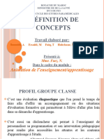 Clarification Des Concepts