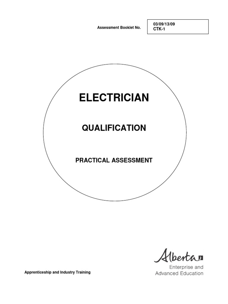 003 Assess Exam | PDF | Electrical Wiring | Electrical Components