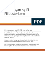 Kasaysayan NG El Filibusterismo