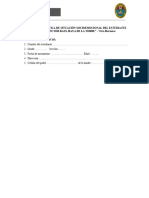 Ficha de Diagnóstica de Situación Socioemocional VRHT