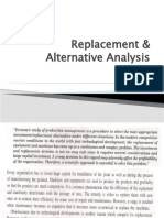 Replacement Analysis