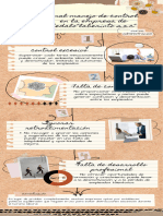 Infografía de Proceso Proyecto Collage Papel Marrón