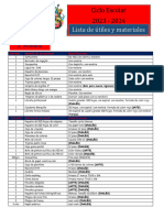 Listas de Útiles 2° Primaria 23-24