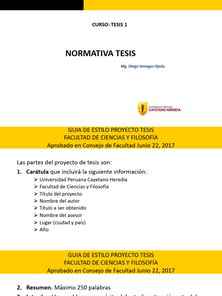 Guía de Estilo para Proyecto de Tesis | PDF | Plan de negocios ...