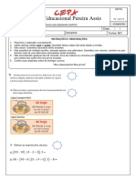 Matemática - P2 - Primeiro Bimestre - 601