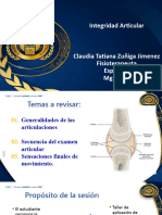 Integridad y Movilidad Articular