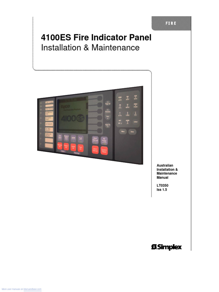 Manual Simplex MINIPLEX 4100ES Series PDF Network Interface