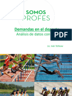 Demandas en El Deporte: Análisis de Datos Con GPS