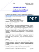 UNIDAD 1 - FICHA DE CATEDRA 3 - Incumbencias Profesionales