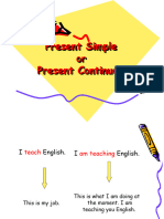 Present Simple vs Present Continuous Worksheet Templates Layouts 46216