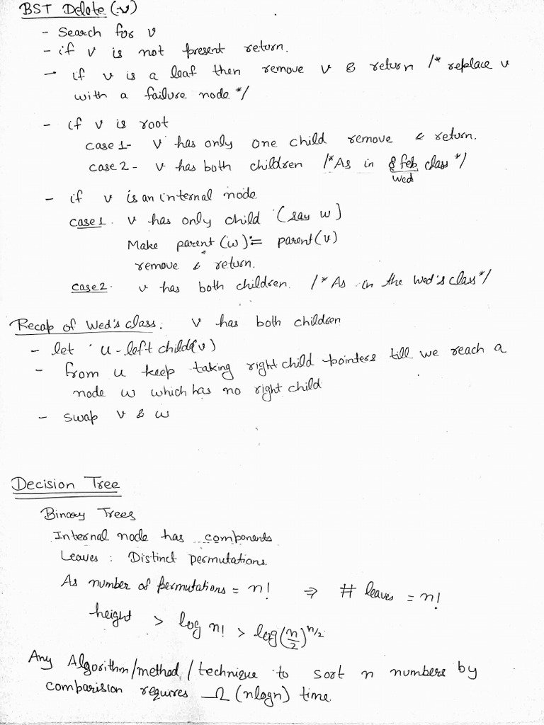 ESO207A Post MidSem Notes | PDF