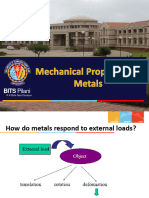 CHE F243 Chap 6 - Mechanical Properties of Metals