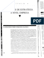 CAPITULO IV Analisis de Estrategia A Nivel de Empresa