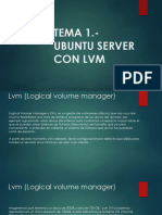 3 Linux Server Con LVM